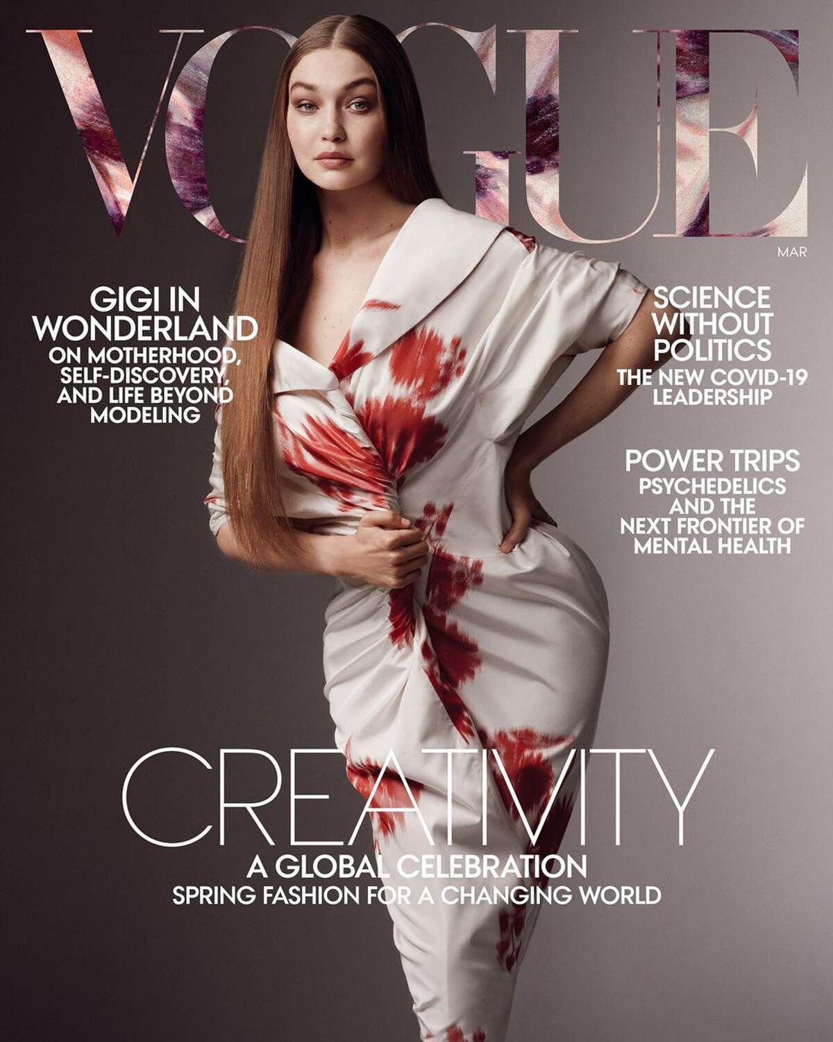Gigi Hadid wears a Prada coat Gigi Hadid wears a Prada coat