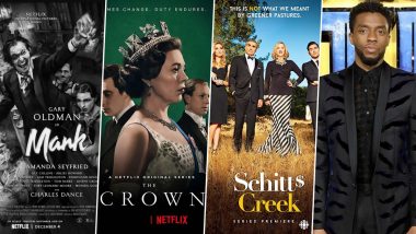 Golden Globes 2021 Full Nominations List: MANK, The Crown, Schitt's Creek Dominate This Year's Categories, Chadwick Boseman Gets Posthumous Best Actor Nom!