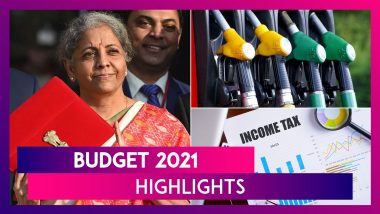 Budget 2021 Highlights: Focus On Health, Farmers, Polls, Relief For Seniors Above 75 In The Budget Presented By Nirmala Sitharaman