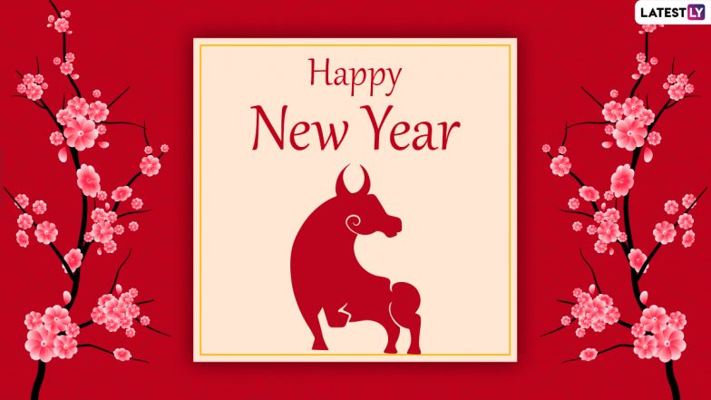 Year of the Ox 2021 Wishes & Chinese New Year HD Images: ‘Gong Hei Fat Choy’ Messages, Lunar New Year WhatsApp Stickers, CNY Signal Photos & Facebook GIFs to Celebrate the Spring Festival