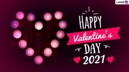 Valentine&rsquo;s Day 2021 Images & HD Wallpapers for Free Download Online: Wish Happy Valentine&rsquo;s Day With WhatsApp Stickers and GIF Greetings