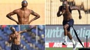 Hardik Pandya Flaunts His Abs During Training Session, Works on His Fitness As He Recovers From Back Injury (See Post)
