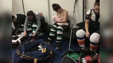 Canadian Hockey Player Serah Small Goes Viral for Breastfeeding in the Locker Room! Empowering Facebook Post Wins Hearts on Social Media