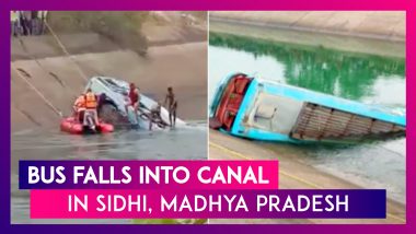 Madhya Pradesh: Bus Falls Into Canal In Sidhi District, Atleast 32 Dead, Rescue Operations Underway