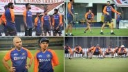 Virat Kohl, Rohit Sharma and Other Indian Cricketers Enjoy Fun Game of Footvolley at the Chepauk Stadium After Resuming Training (Watch Video)
