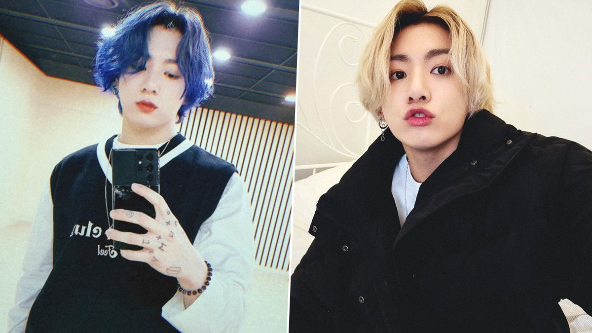 Sweet posts about Jungkooks blue hair  KoreBucom