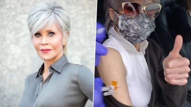 Jane Fonda Shares Pic of Getting COVID-19 Vaccine, Says ‘Yay! It Doesn’t Hurt’