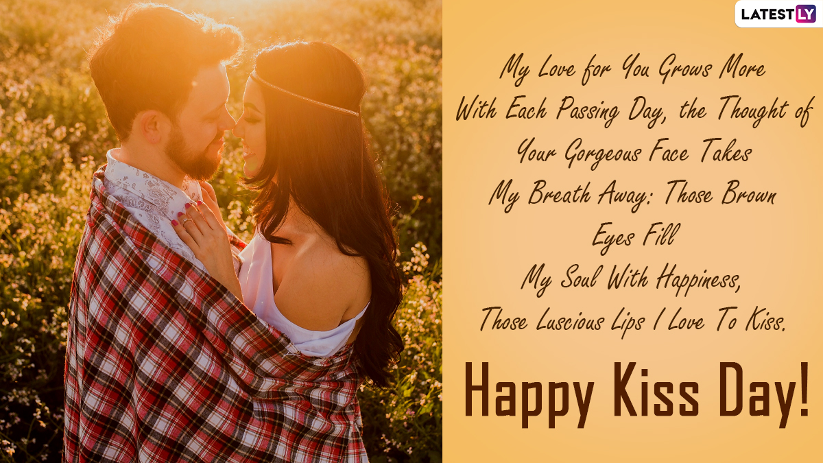 Happy Kiss Day 2021 Messages and WhatsApp Stickers: Facebook Wishes ...