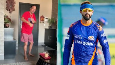 Krunal Pandya Shares Video of His Late Father Giving Him Batting Tips (See Post)