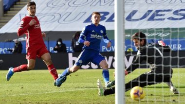 Leicester 3-1 Liverpool, Premier League 2020-21 Match Result: Foxes Score Three Goals in Seven Minutes to Go Second on Points Table