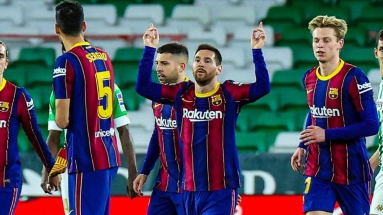 How To Watch Sevilla vs Barcelona, Copa Del Rey 2020–21 Free Live Streaming Online: Get Free Live Telecast Details of Semi-Final Leg 1, Football Match