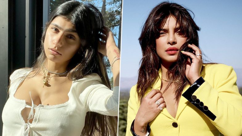 784px x 441px - Mia Khalifa Takes a Dig at Priyanka Chopra Jonas, Asks 'If She Is Going to  Chime In at Any Point?' | ðŸŽ¥ LatestLY