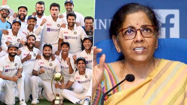 Nirmala Sitharaman, Finance Minister, Recalls Indian Cricket Team’s Historic Test Series Triumph Over Australia During Union Budget 2021 Speech