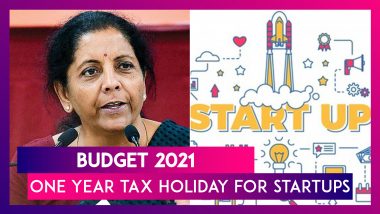 Budget 2021 For StartUps: Nirmala Sitharaman Extends Tax Holiday For Additional Year Till 2022
