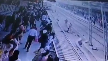 RPF Personnel Averts Suicide Attempt at Virar Railway Station, Watch Video