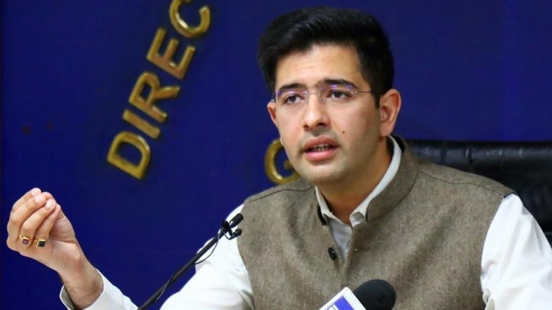 ‘Rakhi Sawant of Punjab Politics’: Raghav Chadha Hits Out at Navjot Singh Sidhu After He Criticises AAP Govt Over Farm Laws (Read Tweet)