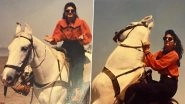 Raveena Tandon Shares Throwback Pic Riding a Horse from the Sets of Shah Rukh Khan&rsquo;s 1995 Film Zamaana Deewana