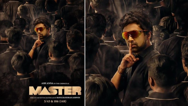 Ravi Ashwin’s Wife Prithi Shares Fan Made Poster of South Indian Movie Master Featuring the All-Rounder’s Blitzes in Chepauk; Delhi Capitals React