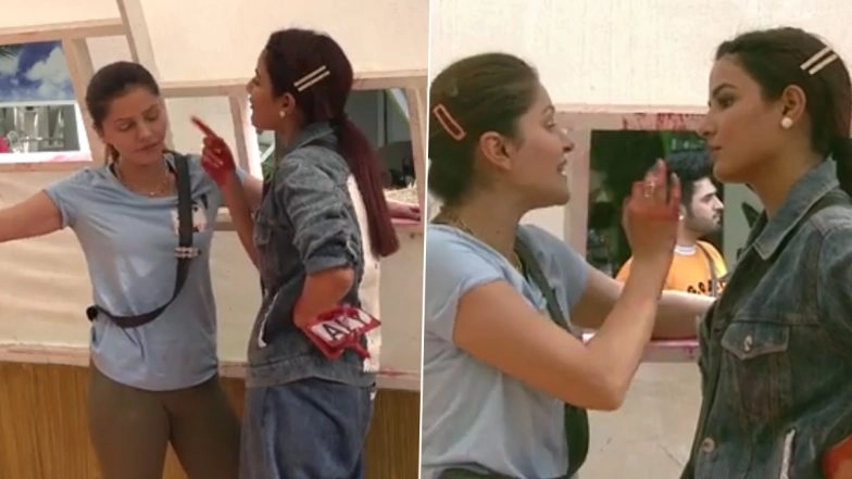 Bigg Boss 14: Jasmin Bhasin and Rubina Dilaik Get in Ugly Catfight During the Ticket to Finale Task (Watch Video)