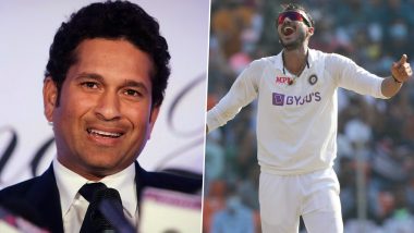 Sachin Tendulkar Praises Axar Patel for His Terrific Over to Zak Crawley During IND vs ENG Pink-Ball Test