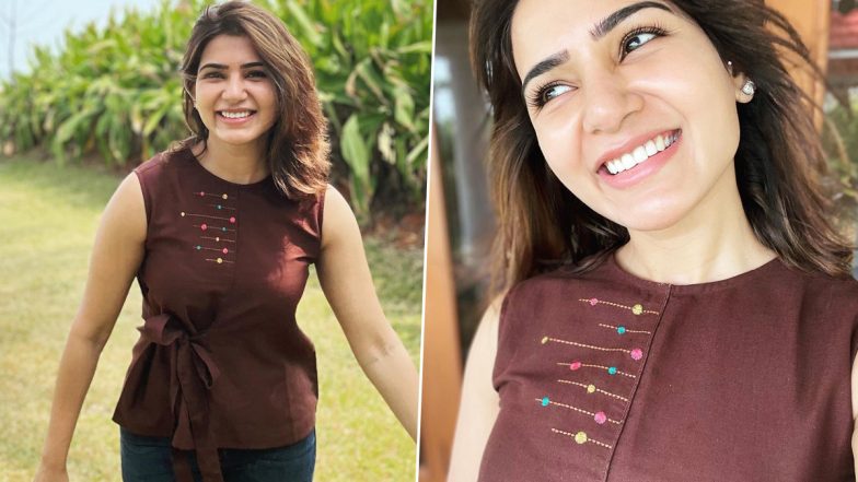 Samantha Akkineni Soaks in the ‘Joy of Being Able to Pause’ and Her Cute Smile Says It All