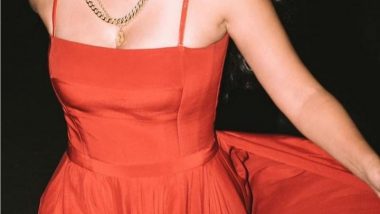 Sunny Leone Shares Glammed Up Photos in Red Maxi Dress From Designer Saisha Shinde!