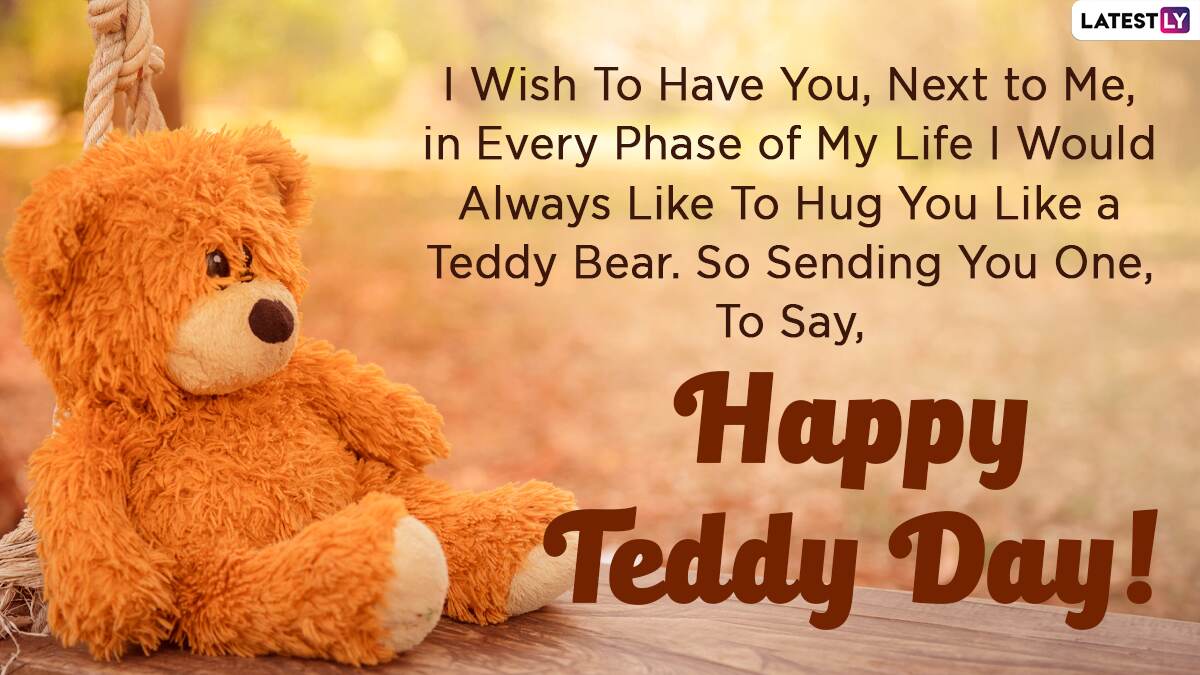 Happy Teddy Day 2021 HD Images, Greetings & Wishes: Share Teddy Pics ...