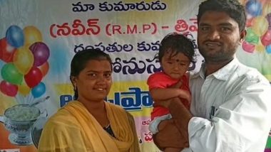 Telangana Couple Names Son After Sonu Sood for His Philanthropic Work To Help Migrant Labourers During COVID-19 Lockdown