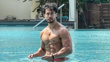 Tiger Shroff Flaunts His Perfect Washboard Abs in Recent Pool Picture