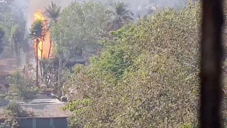 Fire in Mumbai: Multiple Gas Cylinder Explosions at Stock Yard at Yari Road After Blaze, 4 Injured
