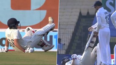 Virat Kohli Wins Internet With Sportsmanship Gesture Towards Joe Root, India Skipper Helps England Batsman Stretch After Cramps (Watch Video)