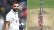Virat Kohli Left Miffed After Umpire Nitin Menon Warns Him for Running on Danger Area in India vs England 2nd Test 2021 (Watch Video)