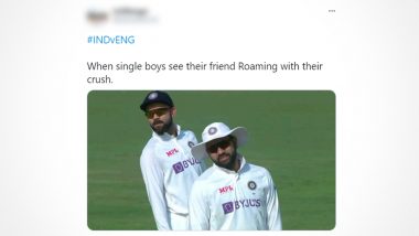 Virat Kohli, Rohit Sharma’s Picture From Chennai Test Turns Into Meme Fest, Netizens Come Up With Hilarious Reactions on Viral Photo