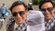 Vivek Oberoi Joins the Viral &lsquo;Pawri Hori Hai&rsquo; Trend, Shares Quirky Video After Paying E-Challan to Mumbai Police
