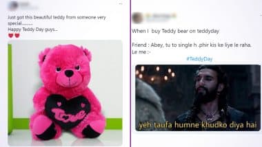 Happy Teddy Day 2021 Funny Memes, Wishes and HD Images Trend on Twitter, From Cute Teddy Quotes to Hilarious Valentine Week Jokes, Netizens Are Having A Wild Day!