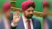 Tanmanjeet Singh Dhesi, British MP, Expresses Concern on Arrest of Labour Rights Activist Nodeep Kaur Over Farmers&rsquo; Protest