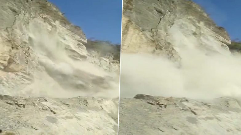 Uttarakhand: Landslide Occurs at NH58 Rishikesh-Srinagar Road in Tehri Garhwal