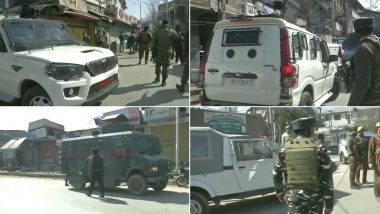 Terror Attack in Jammu and Kashmir: 2 Cops Dead After Terrorists Open Fire at Police Party in Barzulla Area of Srinagar; Incident Caught on Camera