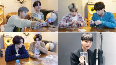 BTS BE Album Photo Cards: K-Pop Singers Channelise Their Artistic Skills While Decorating Photo Cards With Stickers, Pics and Video Leave ARMYs in Delight!