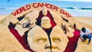 World Cancer Day 2021 Sand Art by Sudarsan Pattnaik is Staggering & Gives Hope For A Cancer Free World (See Pic)