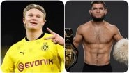 Khabib Nurmagomedov Gets an Autographed Jersey From Erling Haaland, Calls Borussia Dortmund Star &lsquo;Beast&rsquo;