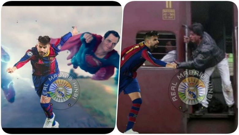 Kojol Irginal Xxx South - Fans Replace Kajol With Gerard Pique in DDLJ Iconic Scene as Barcelona Star  Attempts to Grab Kylian Mbappe, Netizens Come Up With Host of Other Funny  Memes | âš½ LatestLY