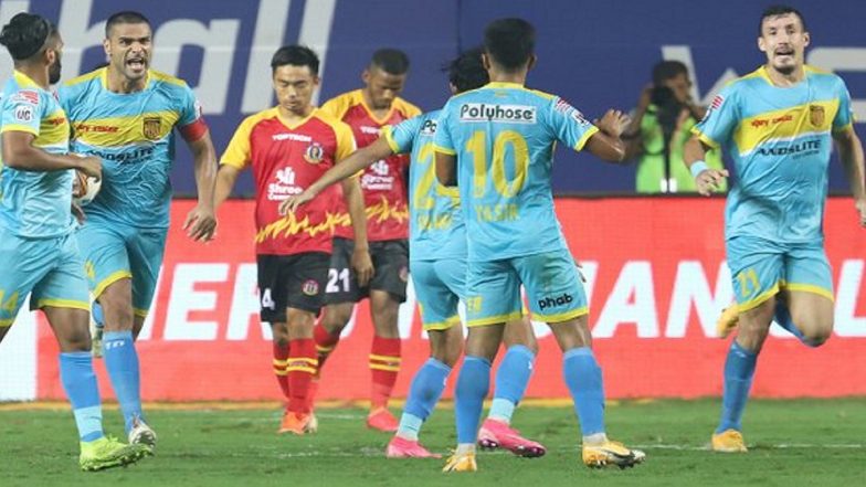 ISL 2020–21 Match Result: Aridane Santana’s Late Goal Against Hyderabad FC Puts SC East Bengal on the Brink