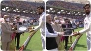 Ishant Sharma Felicitated by Amit Shah & President Ramnath Kovind, Team India Gives Him Guard of Honour on The Occasion of His 100th Test Match (Watch Video)