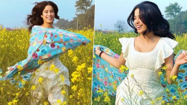 Janhvi Kapoor Is Living Her ‘DDLJ’ Moment and Her Pictures Will Put a Bright Smile on Your Face (View Pic)