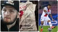 Khabib Nurmagomedov Gets an Autographed Jersey From Kylian Mbappe After PSG Star Slams a Hat-Trick Against Barcelona in UCL 2021 (See Pic)
