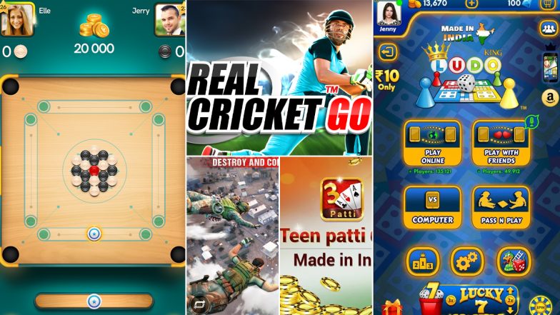Top 5 Gaming Apps on Google Play Store; Carrom Pool, Real Commando Secret Mission, Ludo King, Teen Patti Gold &amp; Real Cricket Go