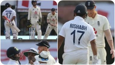 Rishabh Pant Gets into a Verbal Spat With Ben Stokes During IND vs ENG 2nd Test 2021 Day 1, Umpires Intervene (Watch Video)