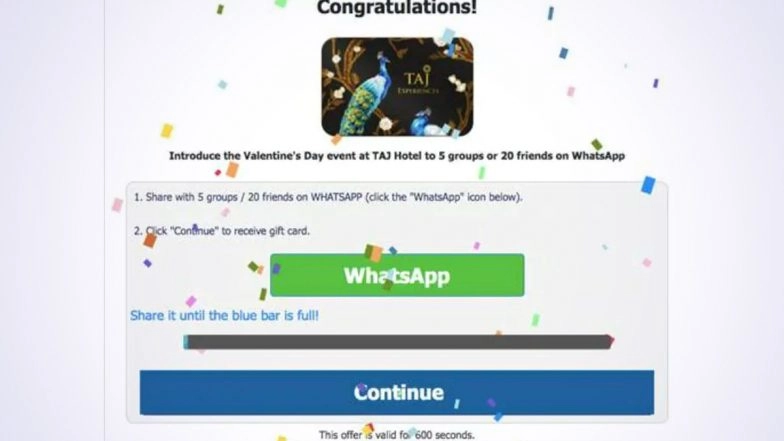 WhatsApp Gift Card Scam 