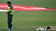 Mohammad Rizwan Offers Prayers During Drinks Break in Pakistan vs South Africa 2nd T20I at Gaddafi Stadium in Lahore (Watch Video)